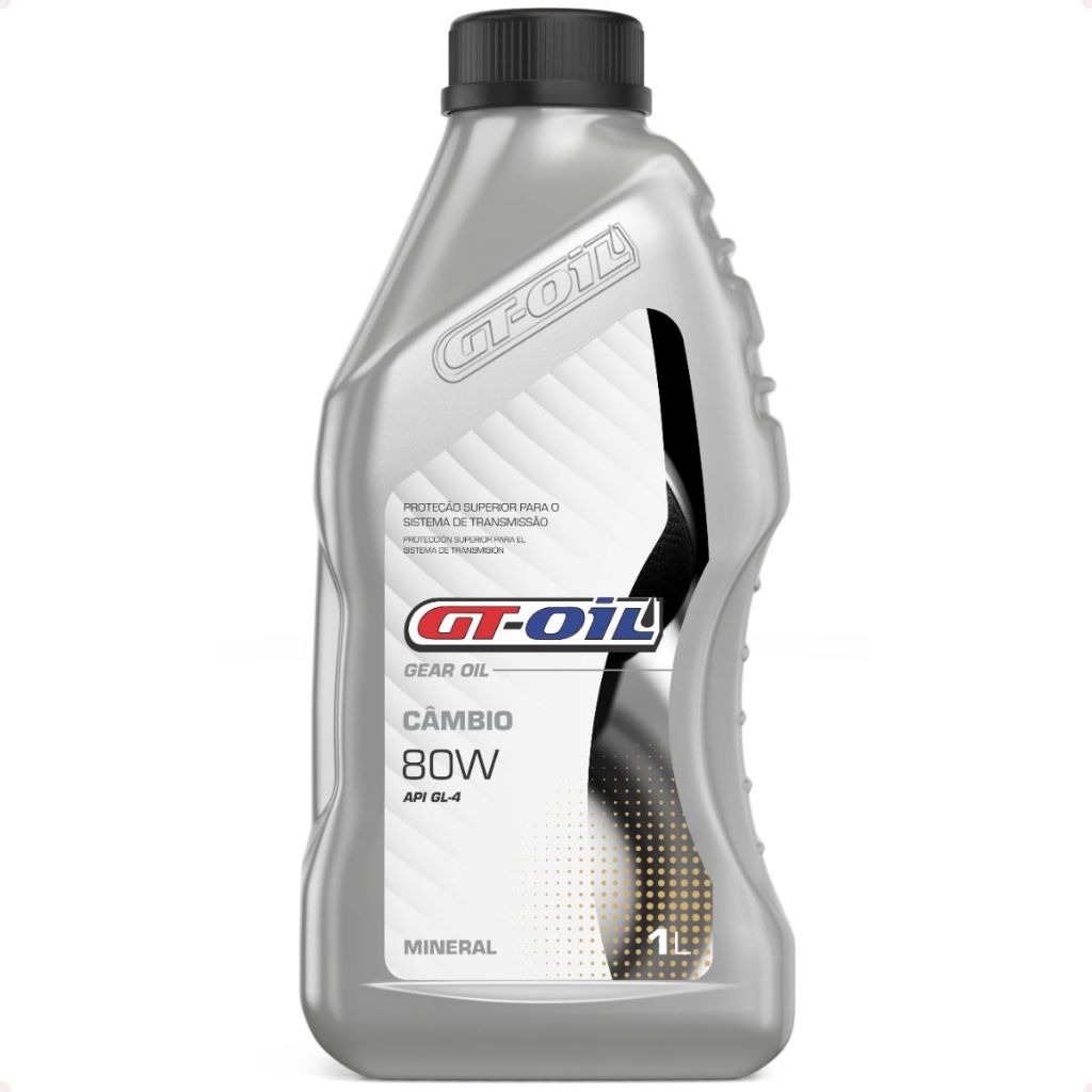 Óleo De Cambio Transmissão Manual 80w Gl4 Mineral Gt Oil 1l