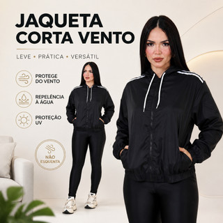 Jaqueta Corta Vento Impermeável Uv Proteção Chuva Vento Leve