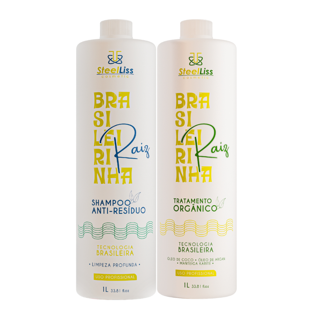 Kit Progressiva Brasileirinha Raiz Orgânica Sem Formol