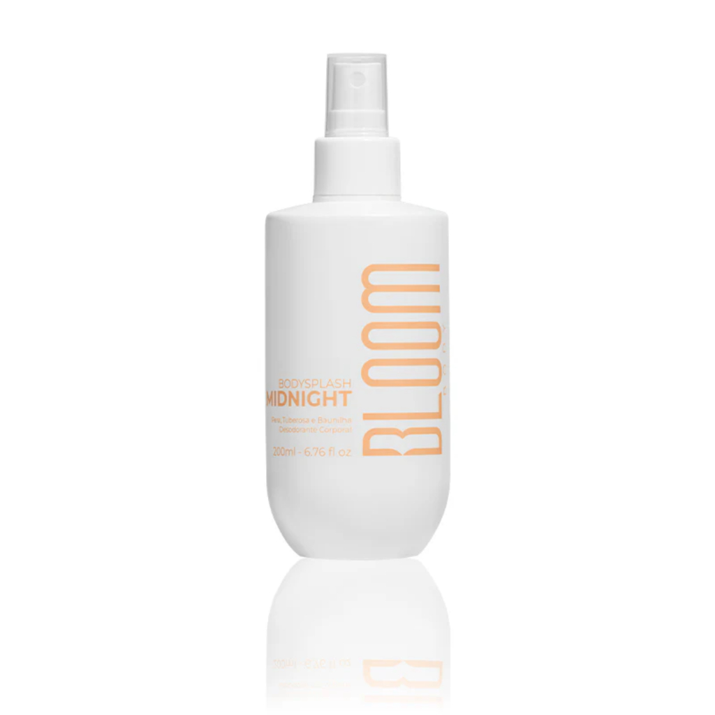 Bloom Body - Body Splash Midnight - 200 ml - Fragrância Floral Branco Amadeirado