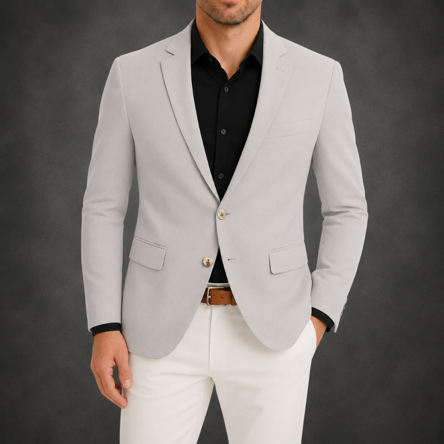 Blazer Masculino Linho Alfaiataria 2 Botões Premium
