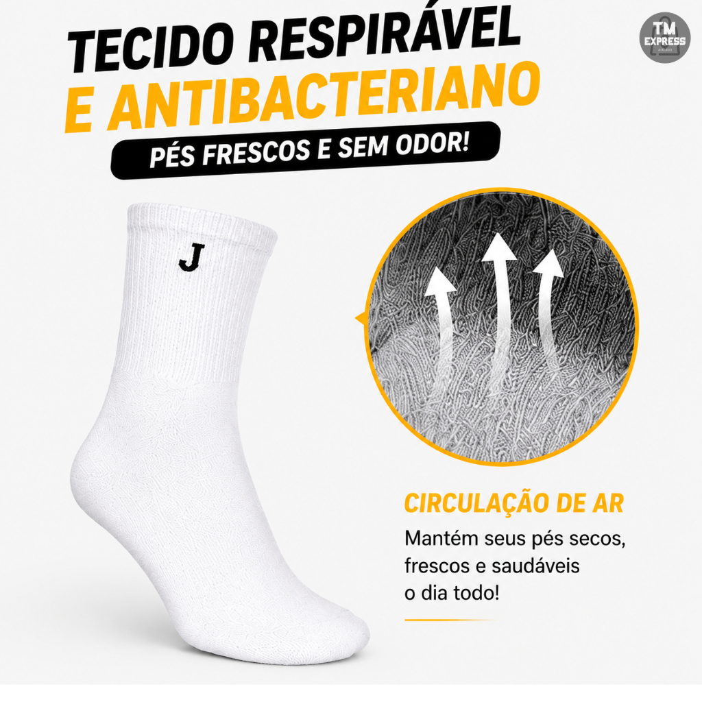 kit meia cano longo masculina até 18 pares confortável sortidas meia grossa — imagem 2 de 2