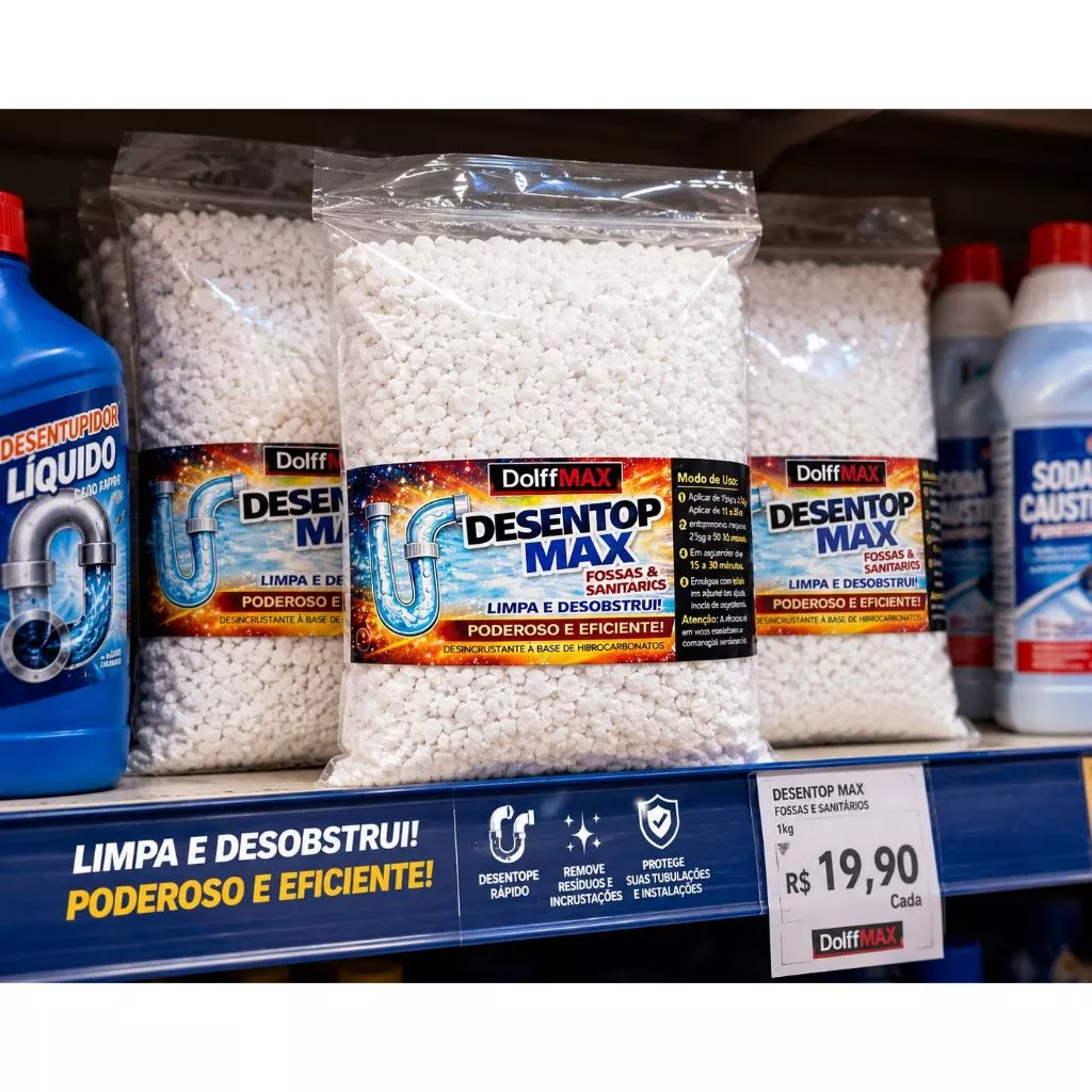 Desentupidor de Vaso Pia Caixa de Gordura Cozinha Ação Imediata — imagem 1