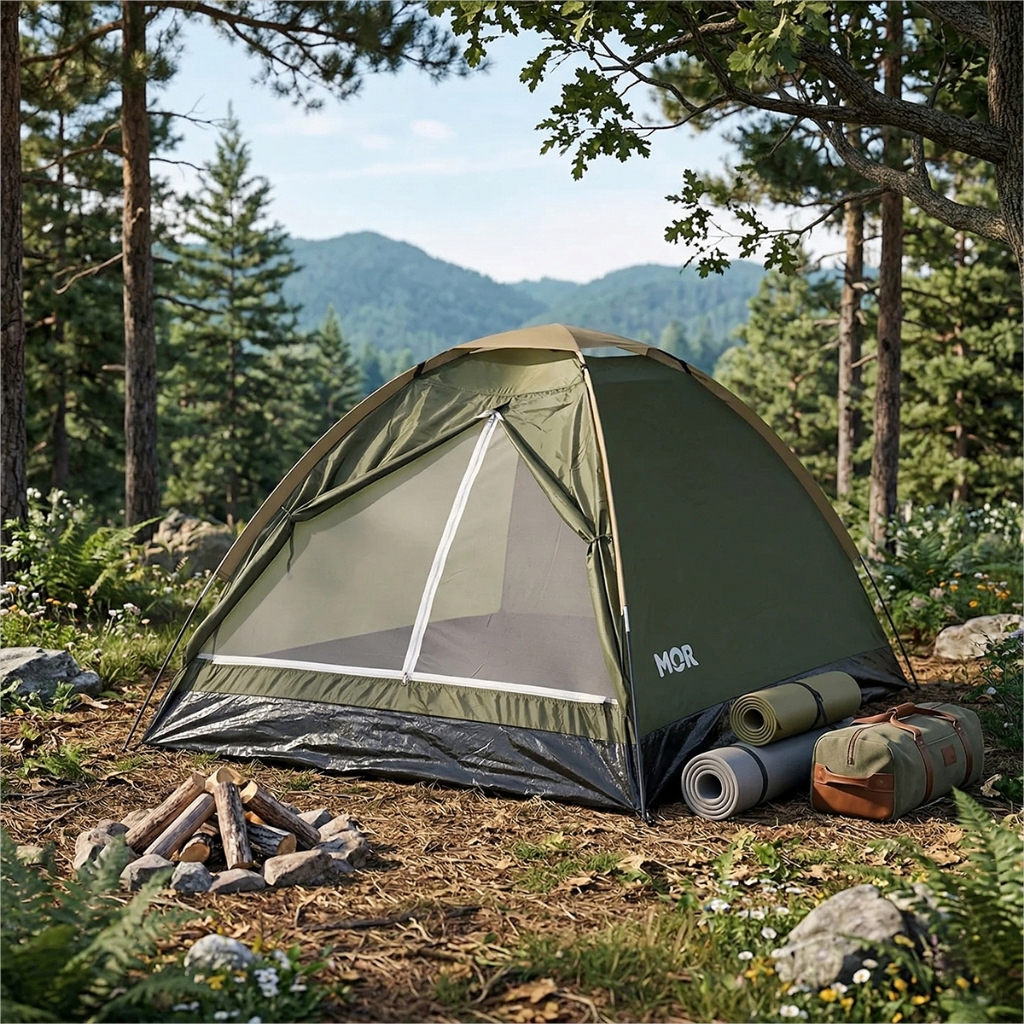 Barraca Iglu 2 Lugares + 2 Sacos de Dormir Acampamento Kit Acampamento 2 Lugares Barraca + Sacos Mor