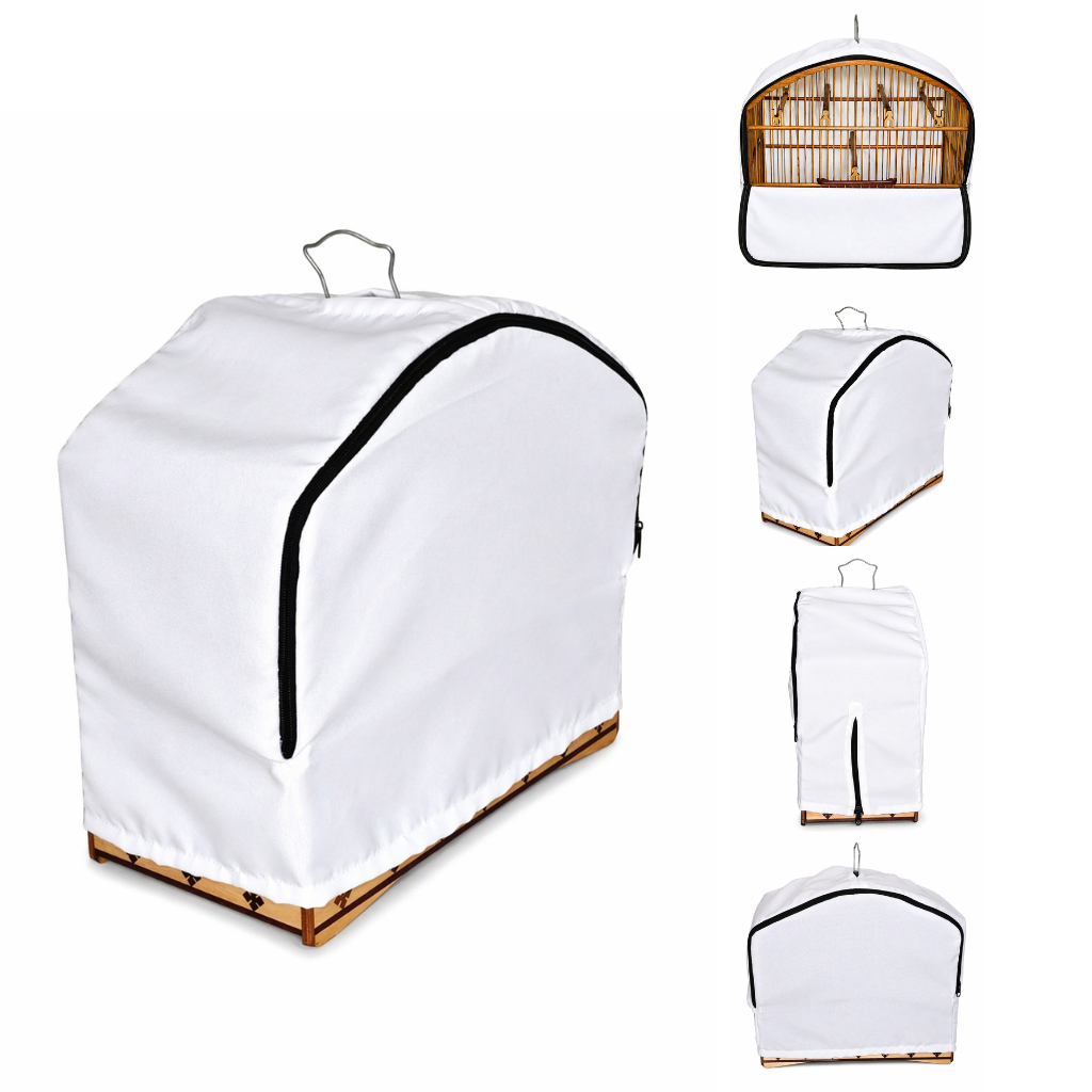 KIT 5 Capas Para Gaiola Coleiro Papa Capim Revenda 2 ziper lisa gaiola padrão