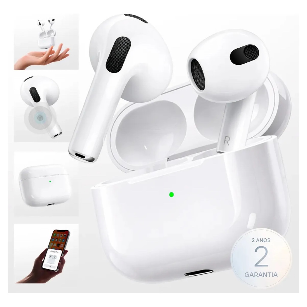 Fone Bluetooth Pro5 Premium | Imersão Total Cancelamento Ruído Qualidade Superior iPhone e Android