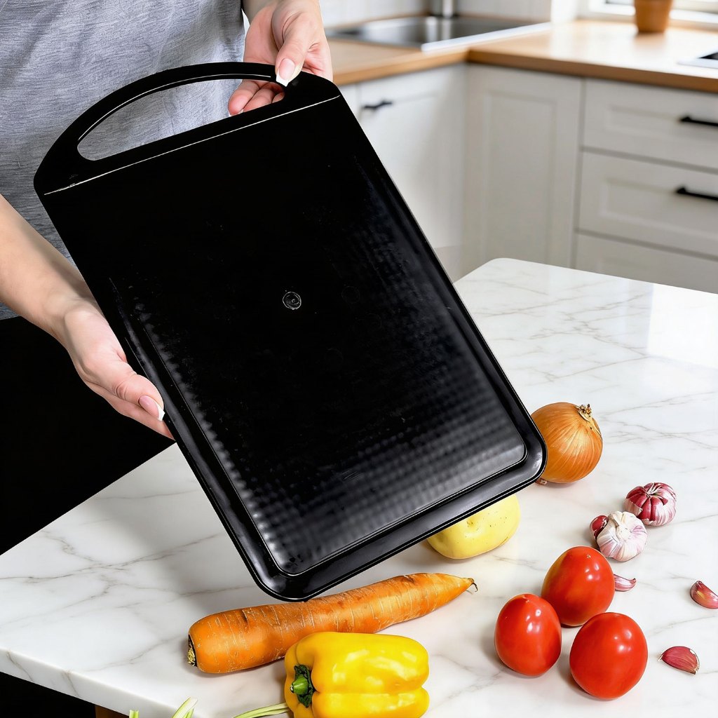 1 Tabua Gigante Carne Legumes Multiuso Resistente Prática Atóxica Antibacteriana 40x26