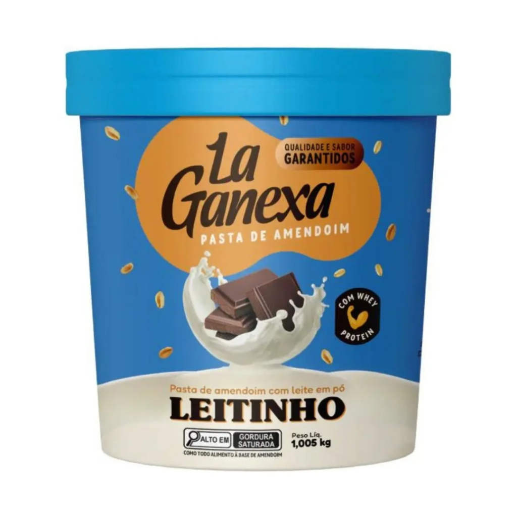 Pasta de amendoim La Ganexa - Escolha seu sabor 450g - 1kg