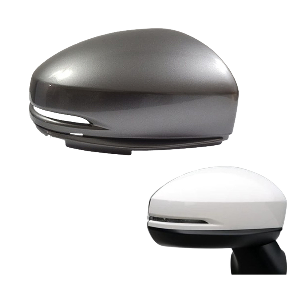 Capa Retrovisor Honda Fit City 2015 2016 2017 2018 2019 2020 2021 Cinza Iridium Direito