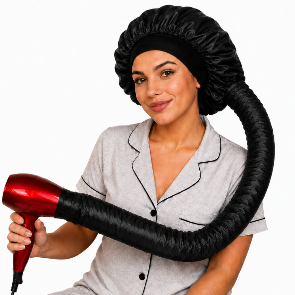 Touca Difusora de cetim /Toca Difusora de Cetim Secadora - seca cabelo - Anny Beleza