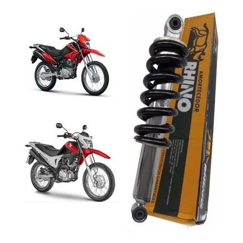 Amortecedor Traseiro Honda Bros 125 150 160 Original Rhino Todos os Anos