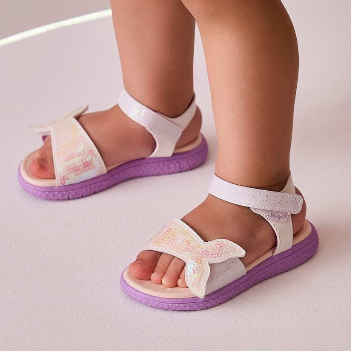 Sandália Infantil Cauda de Sereia Pampili