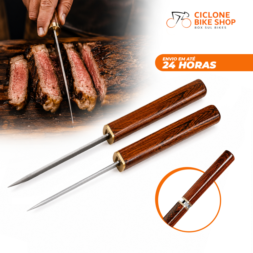 Faca de Frutas Faca Cutelo Churrasco Carne de Cozinha Faca para Cortar Churrasco Com Bainha