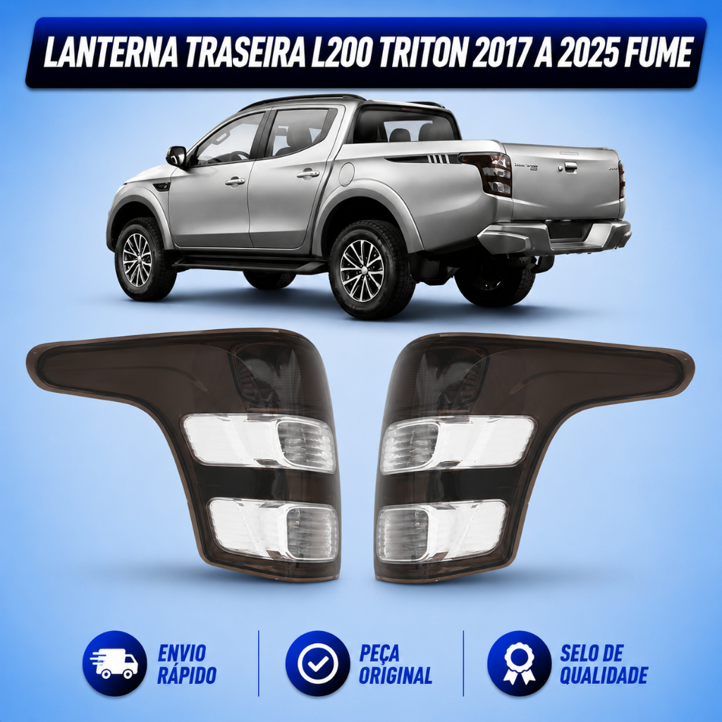 Lanterna Traseira L200 Triton ANO 2017 A 2025 Fume