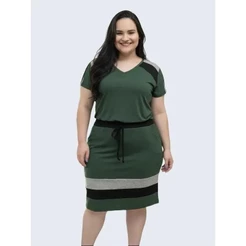 Conjunto Mídi Casual Feminino Plus Size Confortável Tamanhos Grande Moda Evangélica Fashion 2026