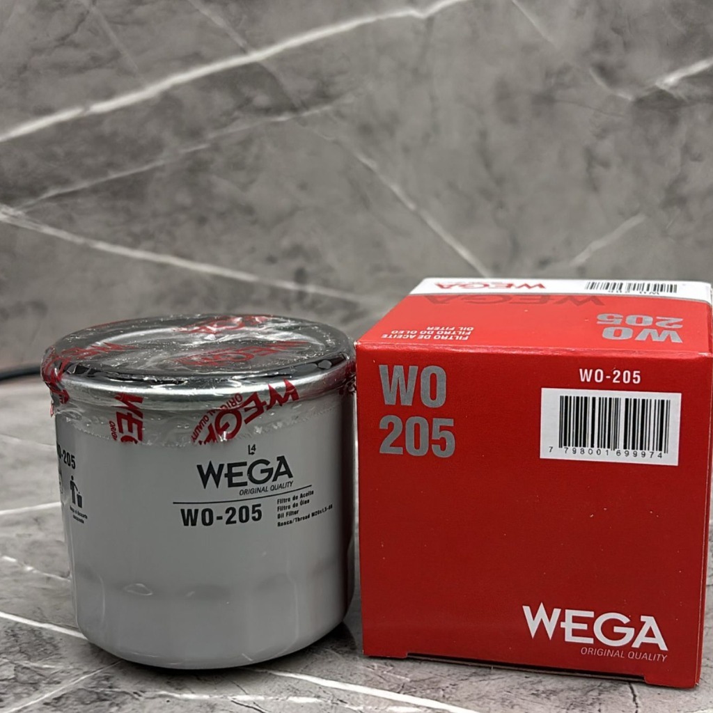 Filtro De Óleo Blindado Wega WO205 Renault CLIO 1.0 16V 2005 a 2012 Original — imagem 2 de 2