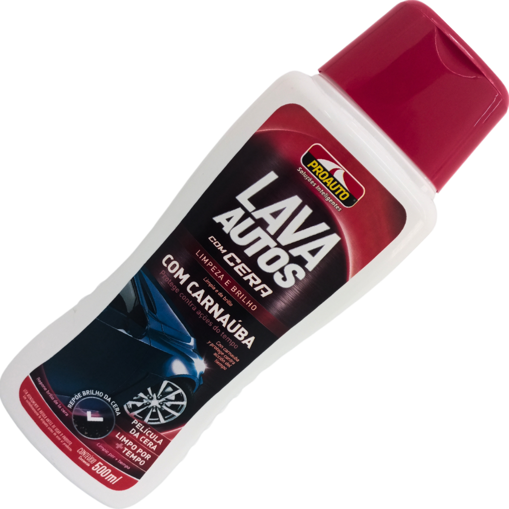 Lava Autos Com Cera Automotiva de Carnaúba 500ml ProAuto