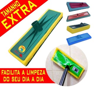 1 a 5 Lava piso chão azulejo porcelanato vidro passa cera esfregão limpeza pesada s/ cabo