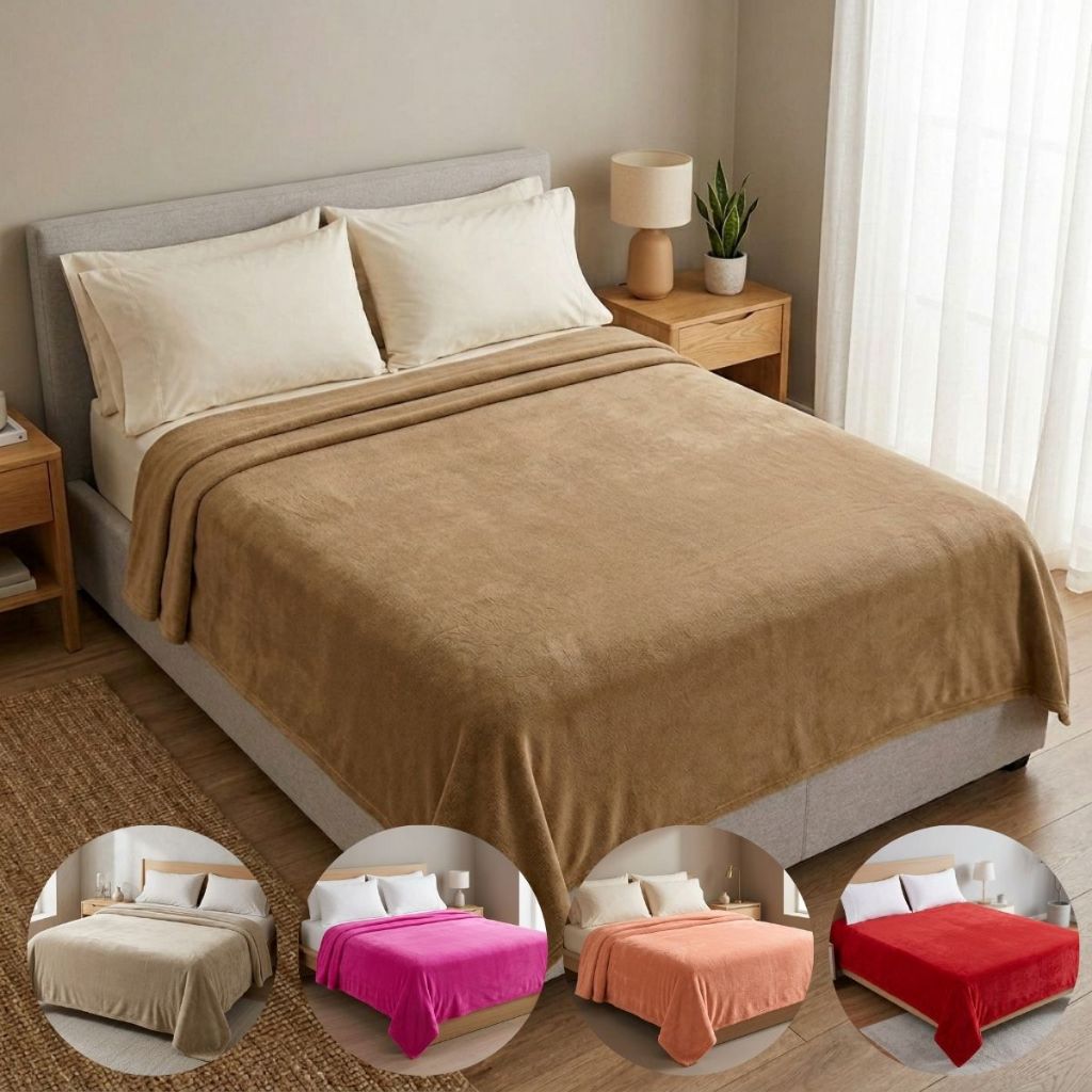 Cobertor Manta Casal Padrão 2,00x1,80m Microfibra Lisa Soft Antialérgica Coberta Macia Quentinha Frio Inverno Quarto