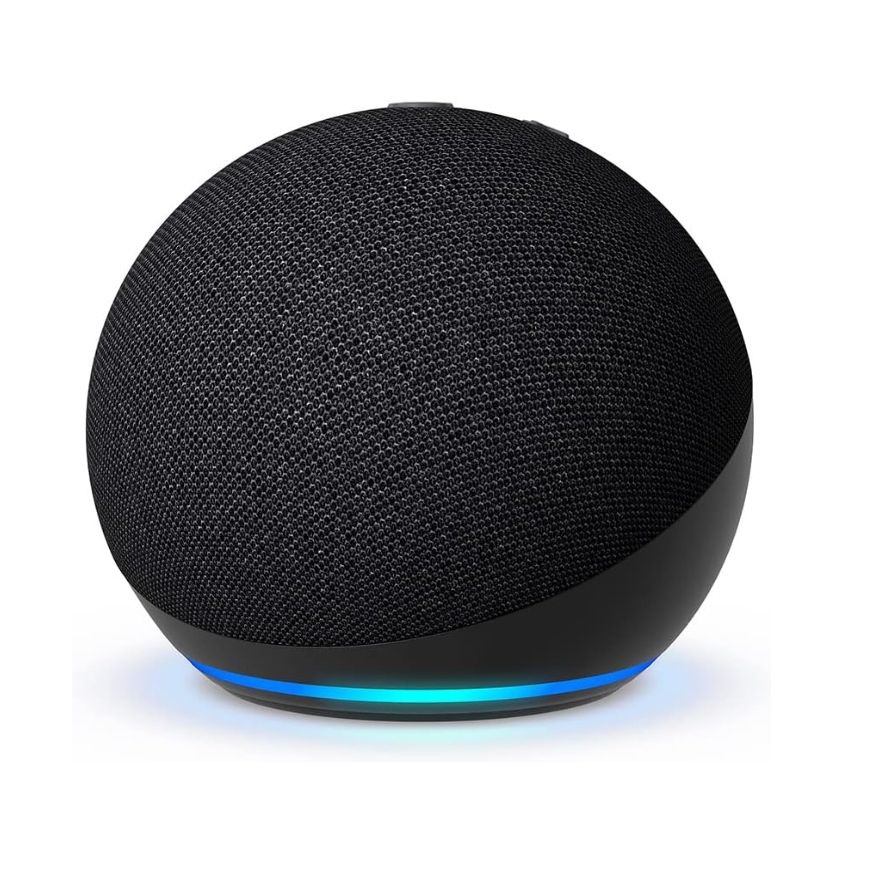 Echo Dot (Geração mais recente) Smart speaker com Alexa, som vibrante e potente, Wi-Fi e Bluetooth | Cor PRETA