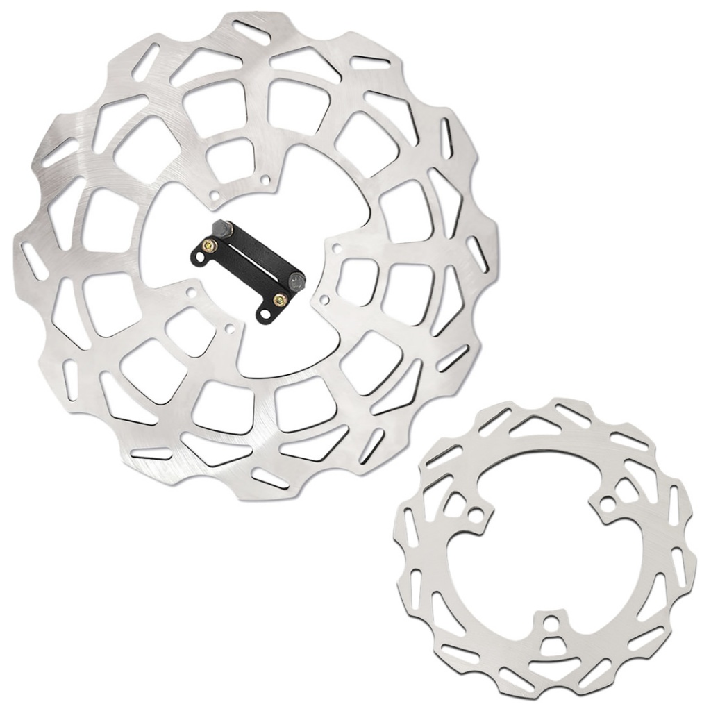 Kit Disco De Freio Dianteiro 320mm E Traseiro XTZ 250 Lander 250 2007 a 2015