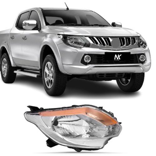 Par/Un Farol Dianteiro Triton 2017 2018 2019 2018 2020 2021 2022 2023 2024 2025 Pisca Ambar 1ª Linha Novo — imagem 2 de 2