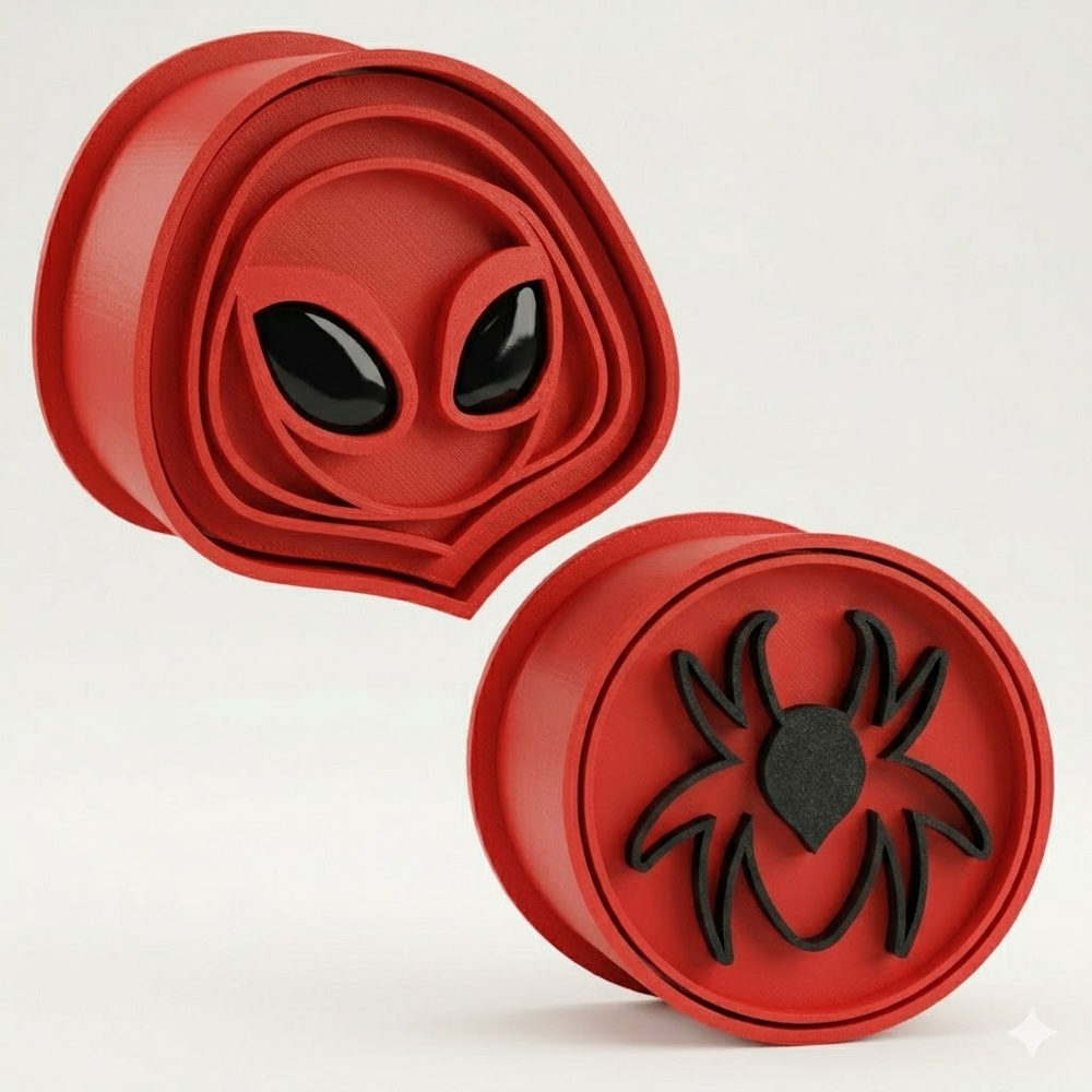 Ejetor Modelador Doces Ejetor Modelador Doces SPIDER MAN HOMEM ARANHA Brigadeiros Docinhos Massa BiscOITO