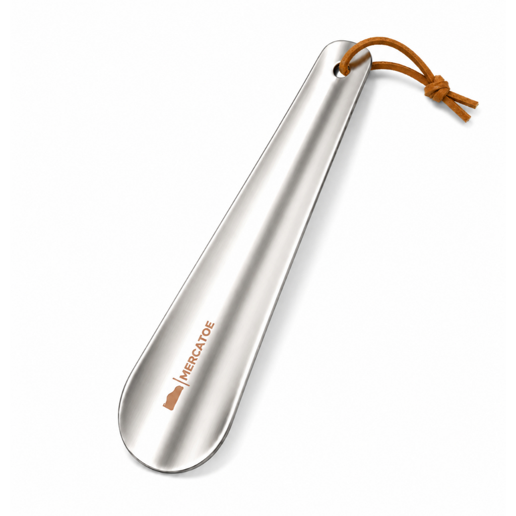 Calçadeira para Sapatos 16cm Aço Inox | Sandálias | Tênis - Grávidas Idosos Obesos MERCATOE Slim