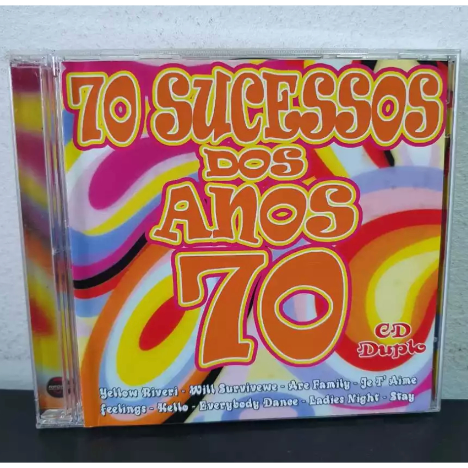 CD Duplo 70 Sucessos dos Anos 70 - Gloria Gaynor The 3 Degrees Odyssey