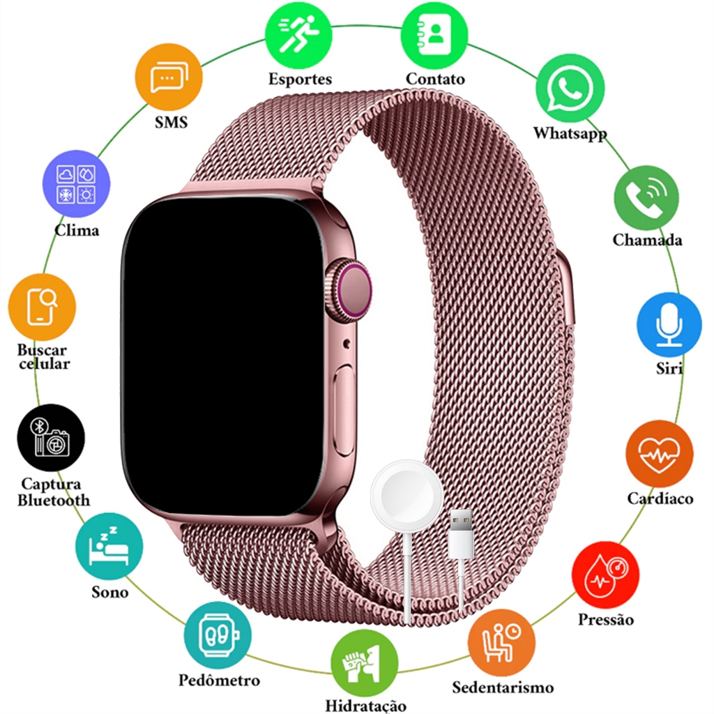 2026 Chamada De Frequência Cardíaca Bluetooth À Prova D'água Iwo s10 Sport Smart Watch
