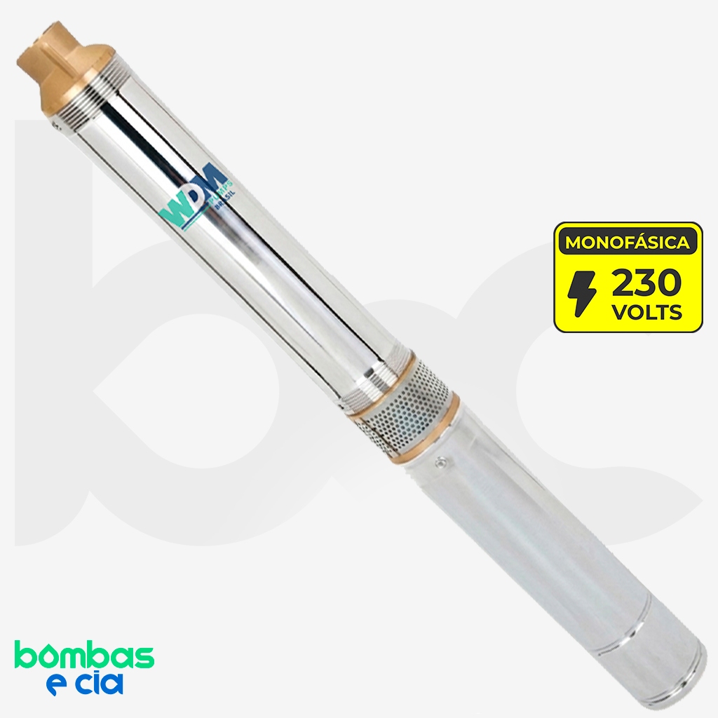 BOMBA SUBMERSA PALITO SPE 3 230V 1/4HP 2FIOS WDM