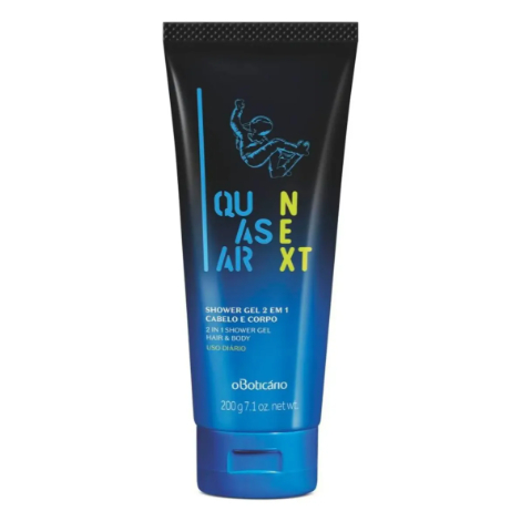 Quasar Next Shampoo  Shower Gel Infantil 2 em 1 Cabelo e Corpo Quasar Next 200g - O boticário