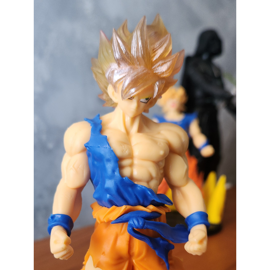 Boneco Action Figure Goku Super Saiyajin Dragon Ball Z Anime Colecionável Pronta Entrega