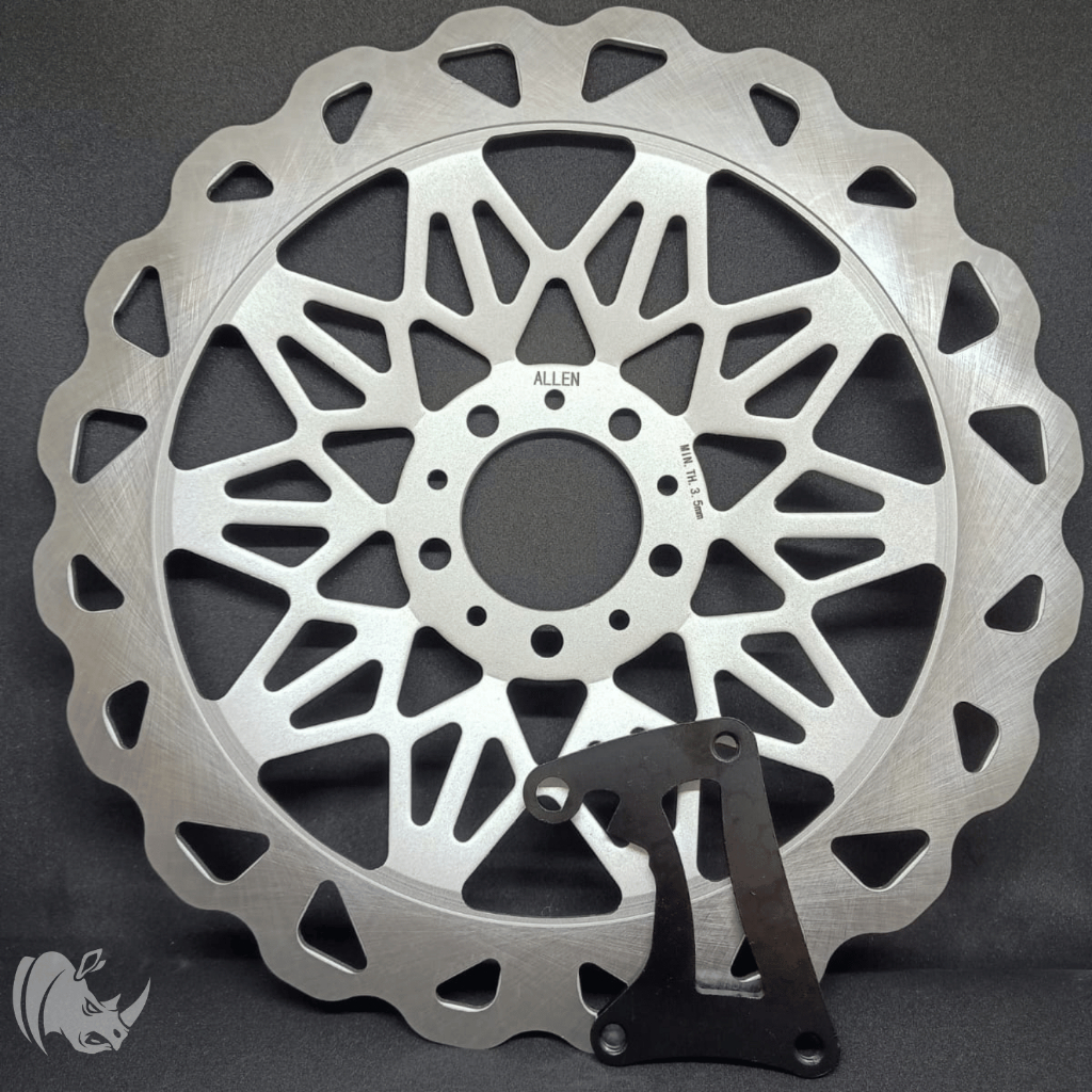 DISCO DE FREIO TITAN 160 FAN CARGO 320 MM PRATA KIT DISCAO WAVE  SUPORTE FREIO COMBINADO CBS  16/24