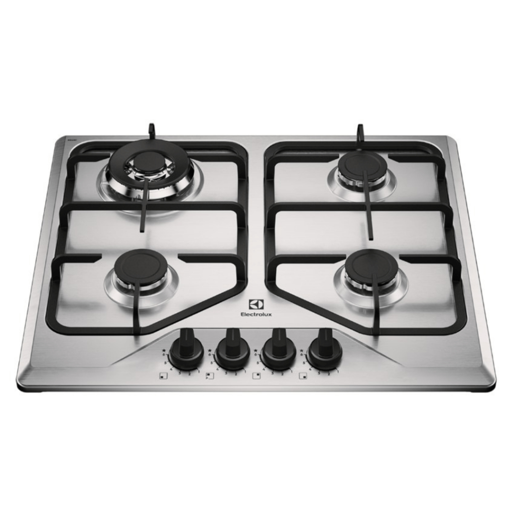 Cooktop à Gás Electrolux 4 Bocas KE4XC Multi Chama Mesa Inox Bivolt