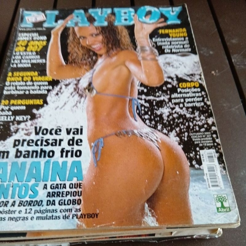 revista playboy 2002 Janaina Santos