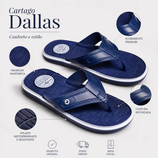 Chinelo Adulto Masculino Confortável Leve Antiderrapante e Ortopédico