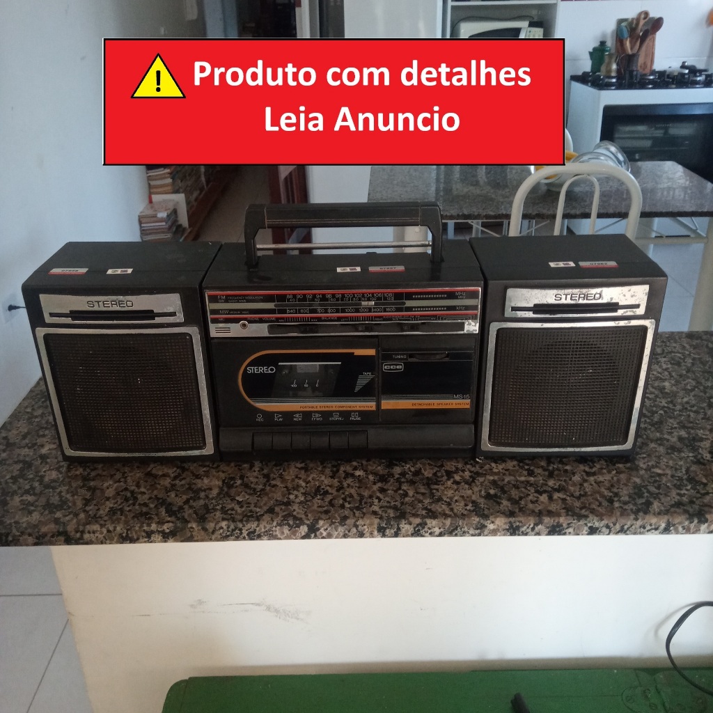 Rádio Cce Ms-15 Antigo - Leia Anuncio (Usado)