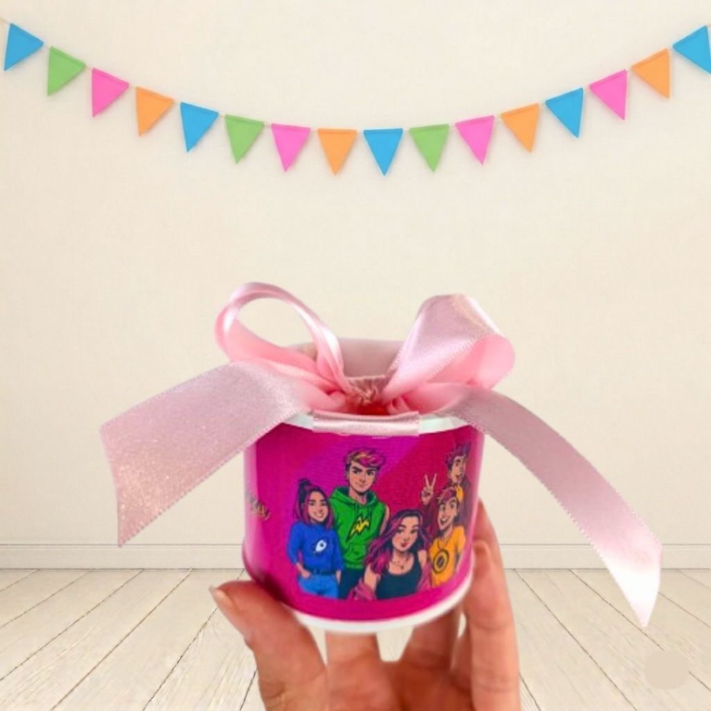 Tubolatas Personalizadas 5x6 OS ROSAS/ Lembrancinha Festa Infantil/ maternidade/ casamento/ batizado