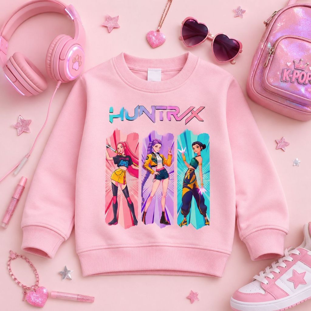MOLETOM MENINA POP DO 2 AO 16 DE ALGODÃO PREMIUM VARIAS CORES