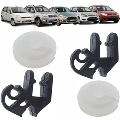 Kit Grampo Presilha Haste Suporte Vareta do Capo Para Ford Ka Fiesta Ecosport Ranger Focus Verona