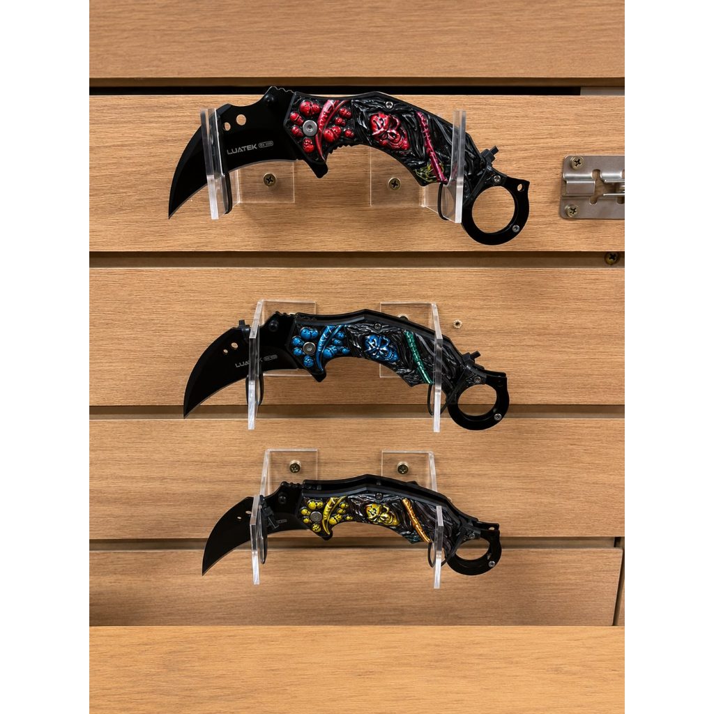 Canivete Karambit Dobrável Colecionável LUATEK | Estilo Gamer Camping Trilha