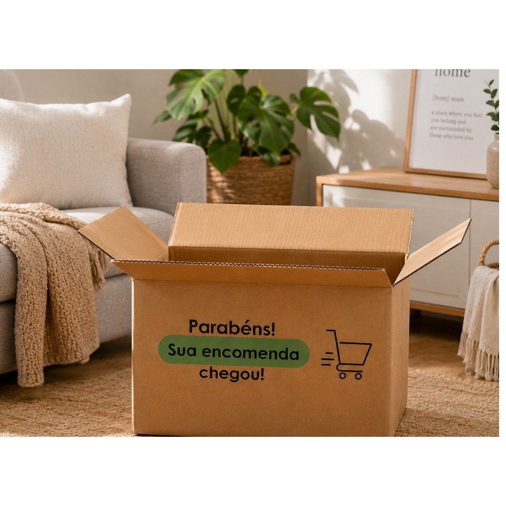 Caixa Papelão 30x20x27,5  Novas Caixa Correios E-commerce Correios Mudança Organização Envio