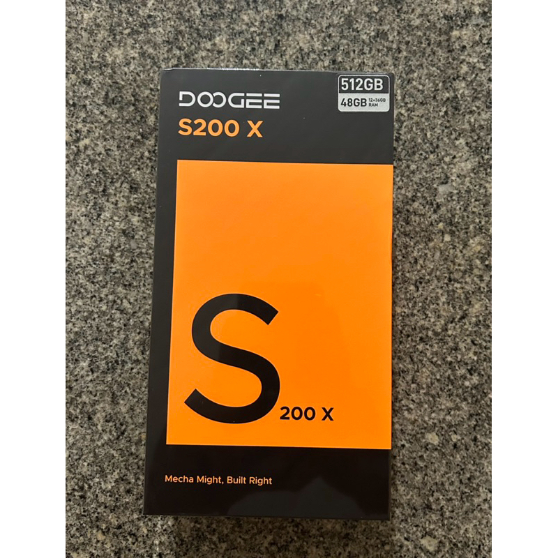 Smartphone DOOGEE S200 X. Cor Black samurai. 512 GB. 12GB RAM (+32GB expansivel). Produto novo. Lacrado.