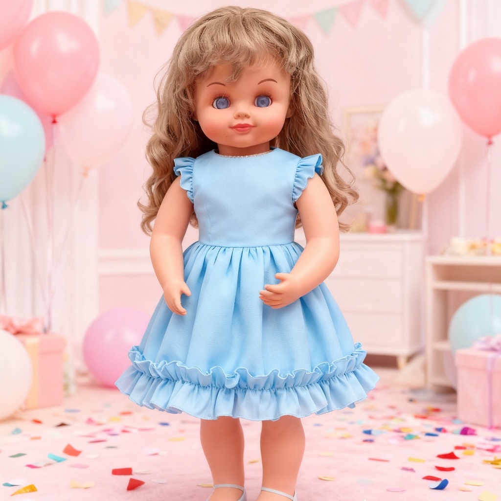 Boneca Maezinha da Estrela antiga (USADA - NÃO FUNCIONA) sem roupas