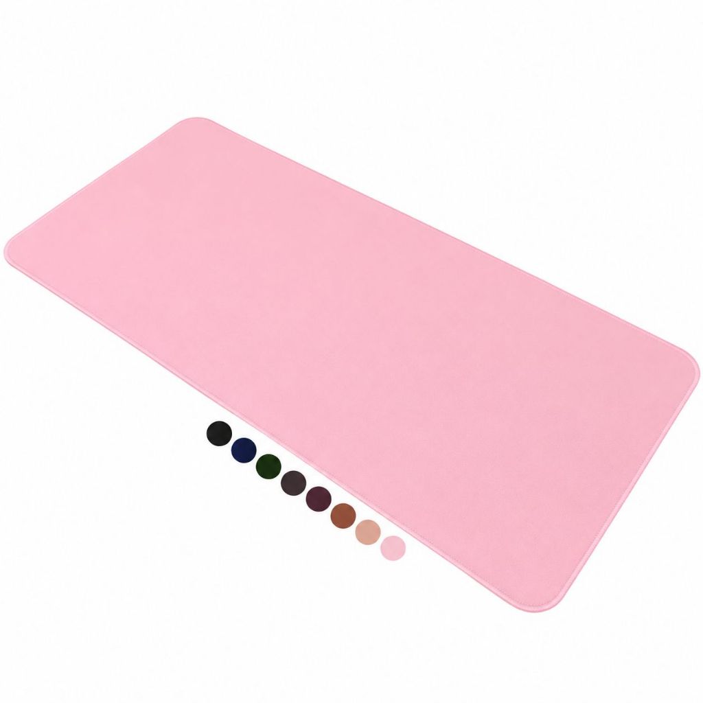 MousePad Grande Rosa Desk Pad Couro Gamer Office 40X90 ENTREGA RAPIDO