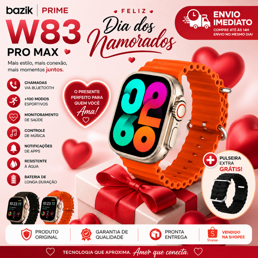 Smartwatch Relógio Smart Watch ultra  SE-9 49MM, 7 PULSEIRA LANÇAMENTO 2025