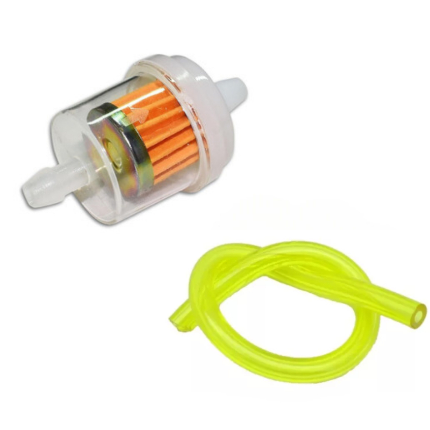 Filtro do Combustível para Motor 80cc de Bicicleta Motorizada Motor Carburado