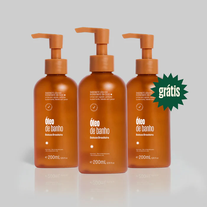Leve 3 Pague 2 Óleo de Banho Hidratante Corporal 200ml