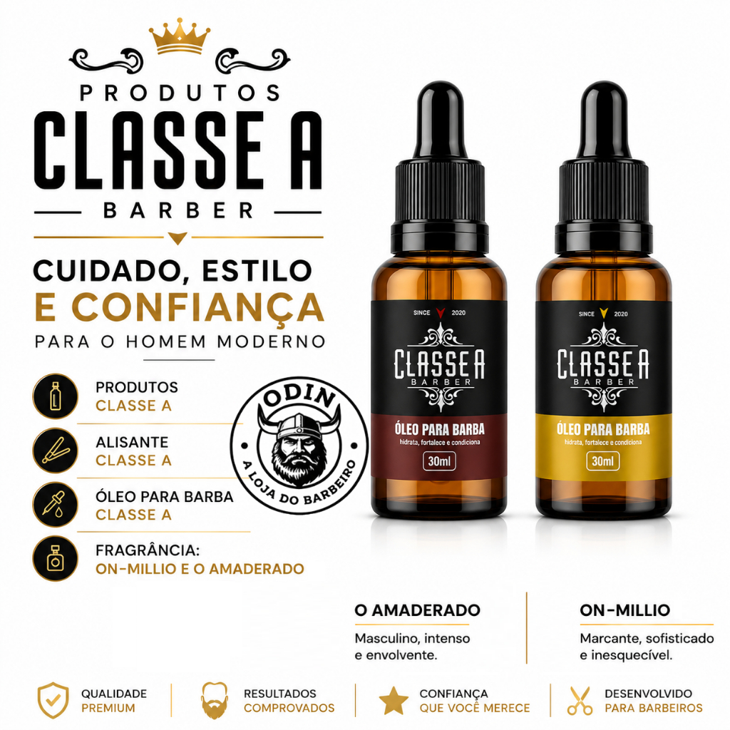 Óleo Para Barba 30ml Classe A Possui Hidratantes Óleo Para Barba Classe A Óleo Classe A Para Barba